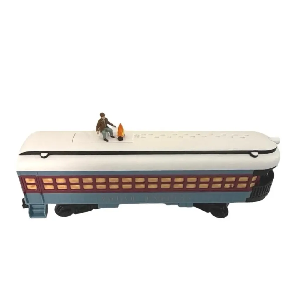 Lionel The Polar Express observation car with disappearing hobo G Gauge battery